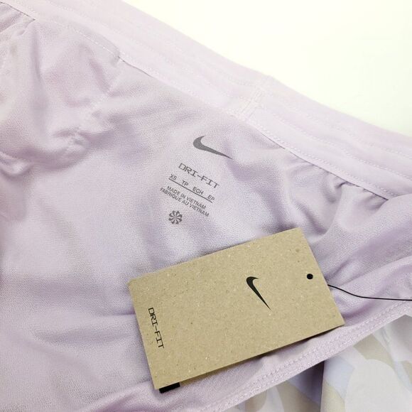 Nike Dri-FIT Icon Clash Tempo Luxe Women's Running Shorts Lilac DQ6117-530 - Picture 10 of 14